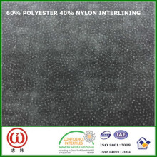 45 g / m² 90 cm Largeur d&#39;interfaçage 60% polyester 40% nylon interlining pour sacs